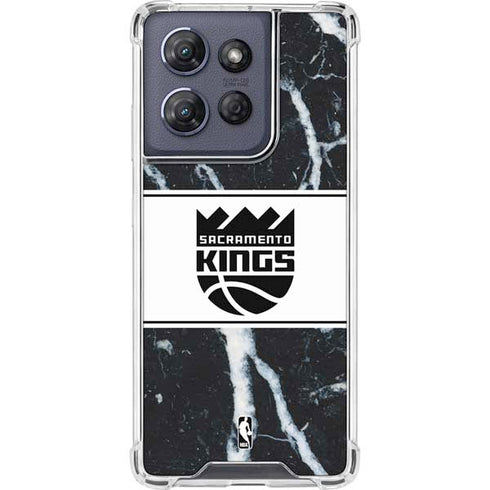 NBA Sacramento Kings Marble Moto G Stylus 5G (2025) Clear Case