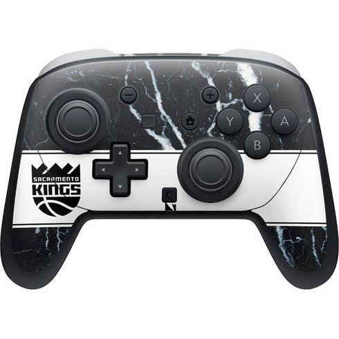 NBA Sacramento Kings Marble Nintendo Switch 2 (2025) Pro Controller Skin