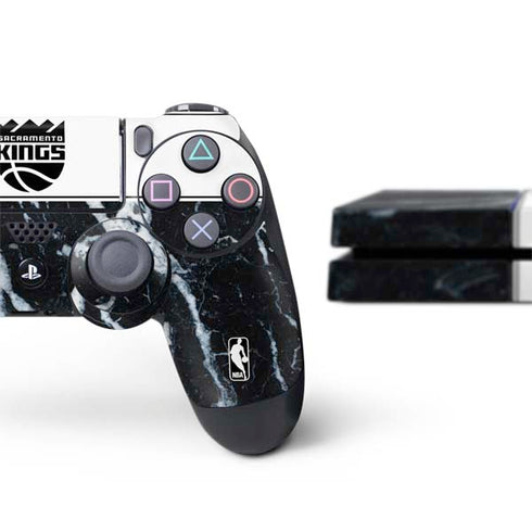 NBA Sacramento Kings Marble PS4 Console and Controller Bundle Skin