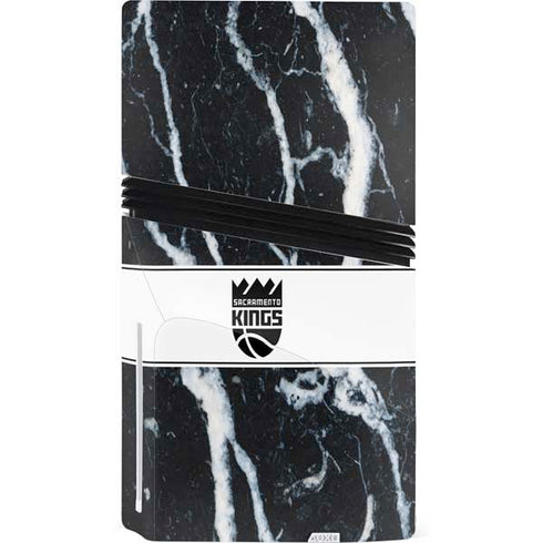 NBA Sacramento Kings Marble PS5 Pro Disk Console Skin