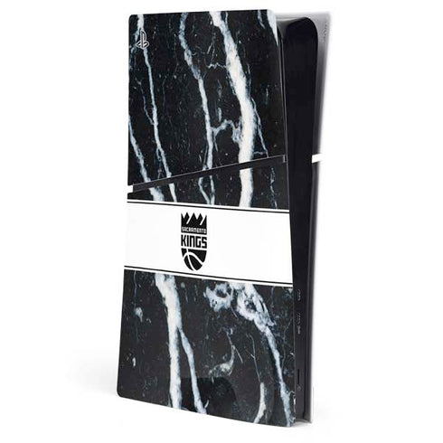 NBA Sacramento Kings Marble PS5 Slim Digital Edition Console Skin