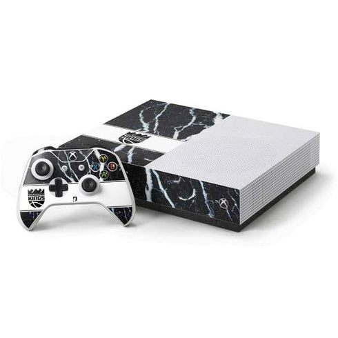NBA Sacramento Kings Marble Xbox One S All-Digital Edition Bundle Skin