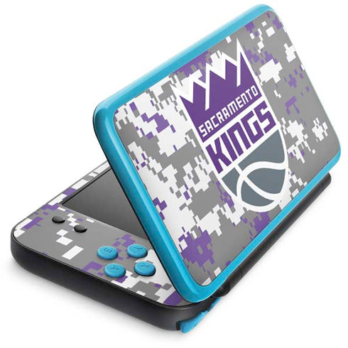 NBA Sacramento Kings Purple Digi Camo Nintendo Skins