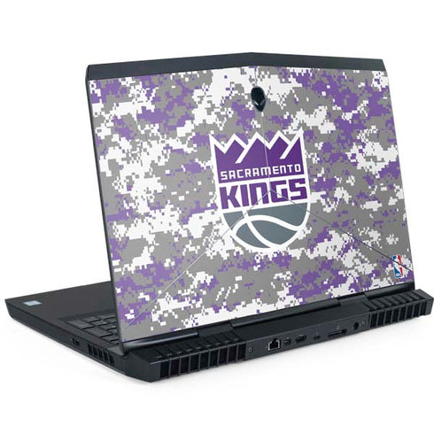NBA Sacramento Kings Purple Digi Camo Dell Alienware Skin