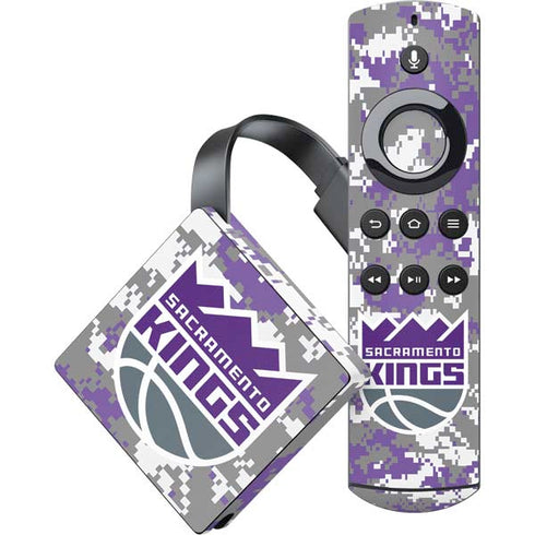 NBA Sacramento Kings Purple Digi Camo Amazon Fire TV Skin