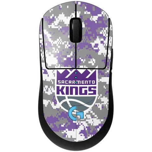 NBA Sacramento Kings Purple Digi Camo G Pro Wireless Gaming Mouse Skin