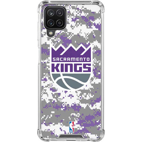 NBA Sacramento Kings Purple Digi Camo Galaxy Cases