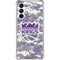 NBA Sacramento Kings Purple Digi Camo Galaxy A16 5G Clear Case