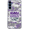 NBA Sacramento Kings Purple Digi Camo Galaxy A35 5G Clear Case