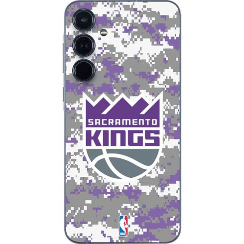 NBA Sacramento Kings Purple Digi Camo Galaxy A35 5G Skin