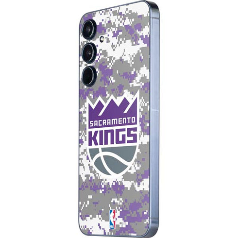 NBA Sacramento Kings Purple Digi Camo Galaxy A35 5G Skin