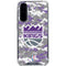 NBA Sacramento Kings Purple Digi Camo Galaxy A36 5G Clear Case