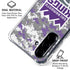 NBA Sacramento Kings Purple Digi Camo Galaxy A36 5G Clear Case