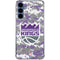 NBA Sacramento Kings Purple Digi Camo Galaxy A55 5G Clear Case