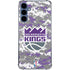 NBA Sacramento Kings Purple Digi Camo Galaxy A55 5G Clear Case