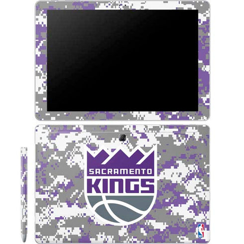 NBA Sacramento Kings Purple Digi Camo Galaxy Book 12in Skin