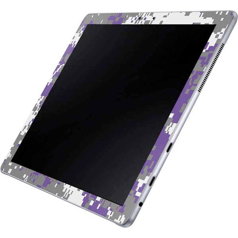 NBA Sacramento Kings Purple Digi Camo Galaxy Book 12in Skin