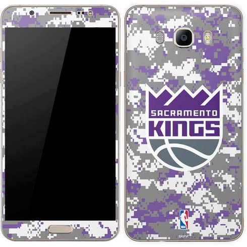 NBA Sacramento Kings Purple Digi Camo Galaxy J7 Skin