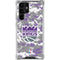 NBA Sacramento Kings Purple Digi Camo Galaxy S23 Ultra Clear Case
