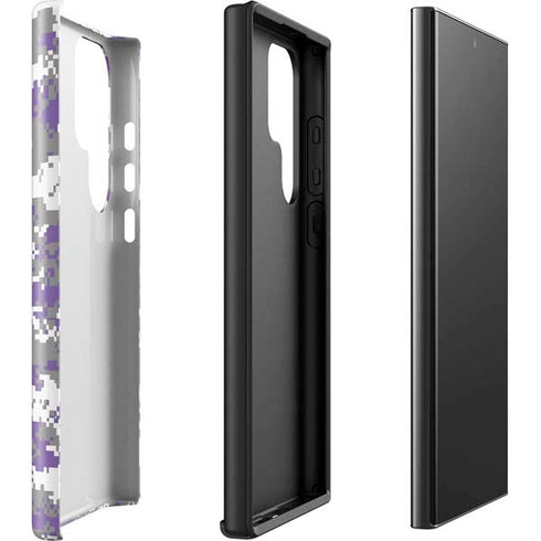 NBA Sacramento Kings Purple Digi Camo Galaxy S23 Ultra Pro Case
