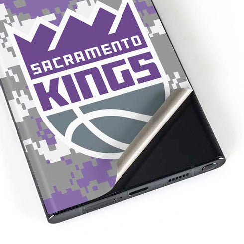 NBA Sacramento Kings Purple Digi Camo Galaxy Skins