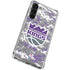 NBA Sacramento Kings Purple Digi Camo Galaxy S24 FE Clear Case
