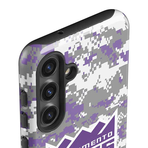 NBA Sacramento Kings Purple Digi Camo Galaxy S25 Impact Case
