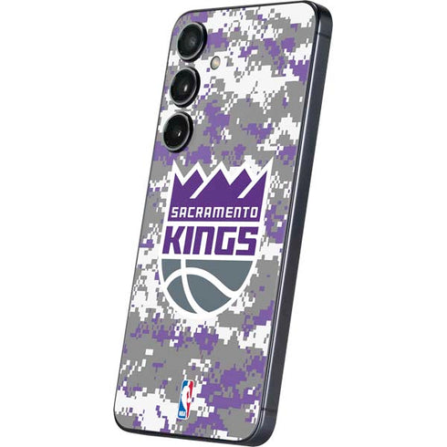 NBA Sacramento Kings Purple Digi Camo Galaxy S24 Plus Skin