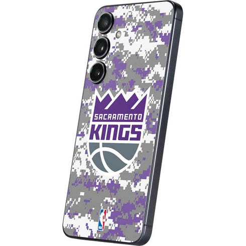 NBA Sacramento Kings Purple Digi Camo Galaxy S24 Skin