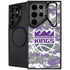 NBA Sacramento Kings Purple Digi Camo Galaxy S25 Ultra Kickstand Case