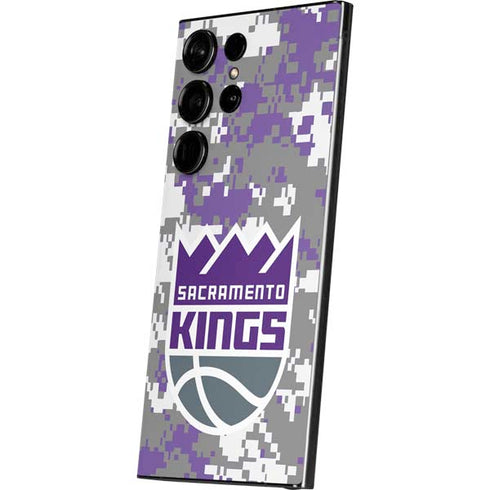 NBA Sacramento Kings Purple Digi Camo Galaxy S24 Ultra Skin