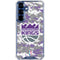 NBA Sacramento Kings Purple Digi Camo Galaxy S25 Plus Clear Case