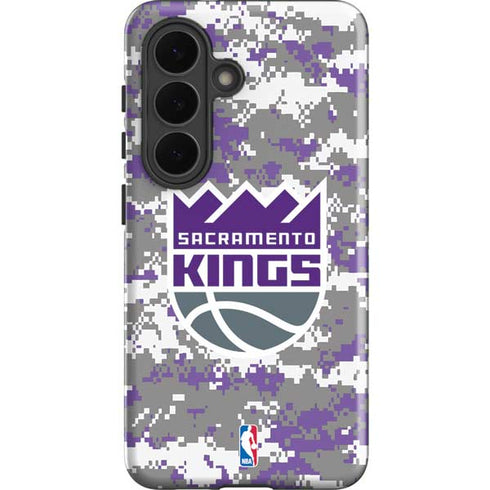 NBA Sacramento Kings Purple Digi Camo Galaxy S26 Plus Impact Case