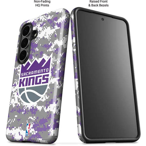 NBA Sacramento Kings Purple Digi Camo Galaxy S26 Plus Impact Case