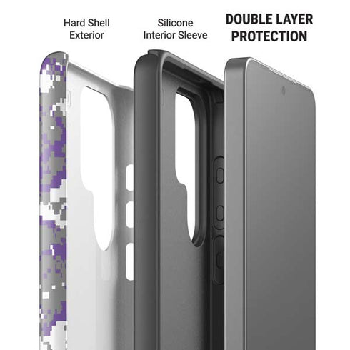 NBA Sacramento Kings Purple Digi Camo Galaxy S26 Ultra Impact Case