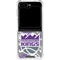 NBA Sacramento Kings Purple Digi Camo Galaxy Z Flip6 Clear Case