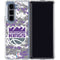 NBA Sacramento Kings Purple Digi Camo Galaxy Z Fold5 5G Clear Case