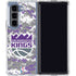 NBA Sacramento Kings Purple Digi Camo Galaxy Z Fold5 5G Clear Case