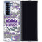 NBA Sacramento Kings Purple Digi Camo Galaxy Z Fold6 Clear Case