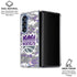 NBA Sacramento Kings Purple Digi Camo Galaxy Z Fold6 Clear Case