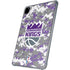 NBA Sacramento Kings Purple Digi Camo iPad Pro 11in (2024) Clear Case