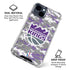 NBA Sacramento Kings Purple Digi Camo iPhone 15 Clear Case
