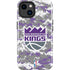 NBA Sacramento Kings Purple Digi Camo iPhone 15 Impact Case