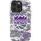 NBA Sacramento Kings Purple Digi Camo iPhone 15 Pro Impact Case