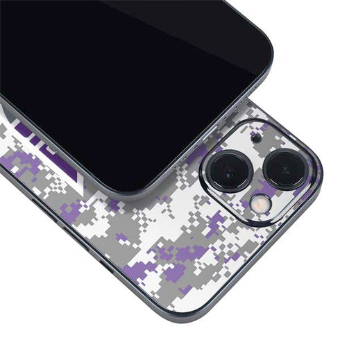 NBA Sacramento Kings Purple Digi Camo iPhone 15 Skin