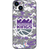 NBA Sacramento Kings Purple Digi Camo iPhone 15 Skin