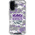 NBA Sacramento Kings Purple Digi Camo iPhone 16 Clear Case