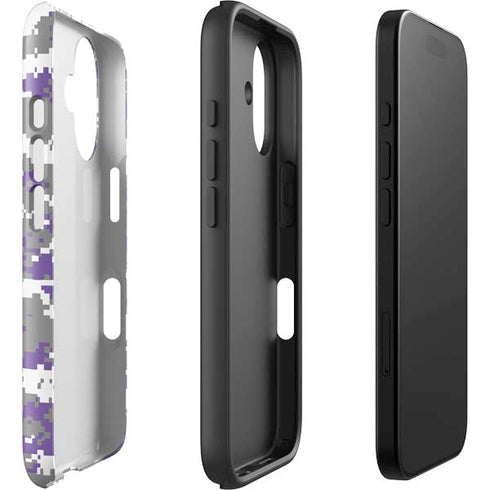 NBA Sacramento Kings Purple Digi Camo iPhone 16 Plus Impact Case