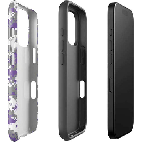 NBA Sacramento Kings Purple Digi Camo iPhone 16 Pro Impact Case