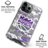NBA Sacramento Kings Purple Digi Camo iPhone 16 Pro Max Clear Case